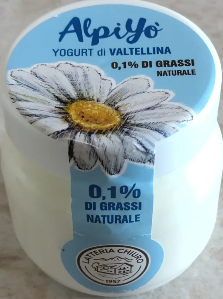 Alpiyò Yogurt magro Valtellina