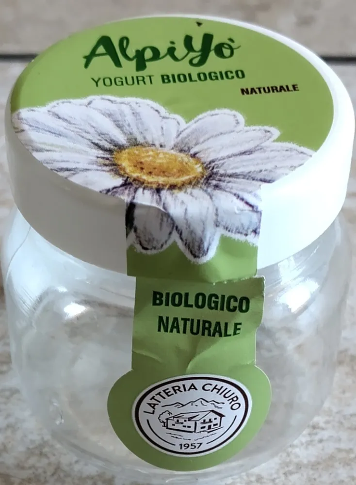 Alpiyò yogurt intero naturale biologico