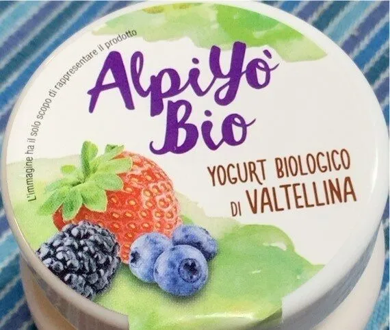 Alpiyò Yogurt biologico di valtellina ai frutti di bosco