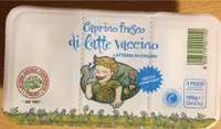 Caprino fresco di latte vaccino