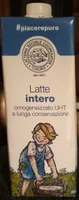 Latte intero omogeneizzato UHT a lunga conservazione