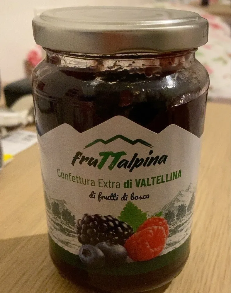 Confettura Extra di VALTELLINA di frutti di bosco