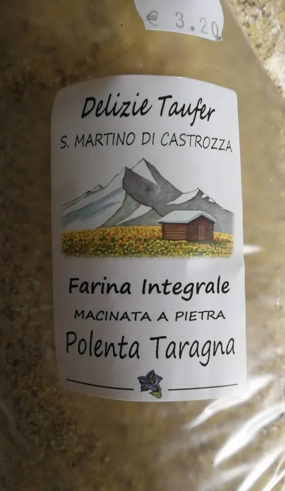 Farina integrale macinata a pietra per polenta