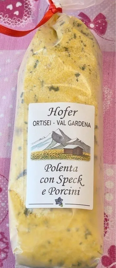 Polenta con Speck e Porcini
