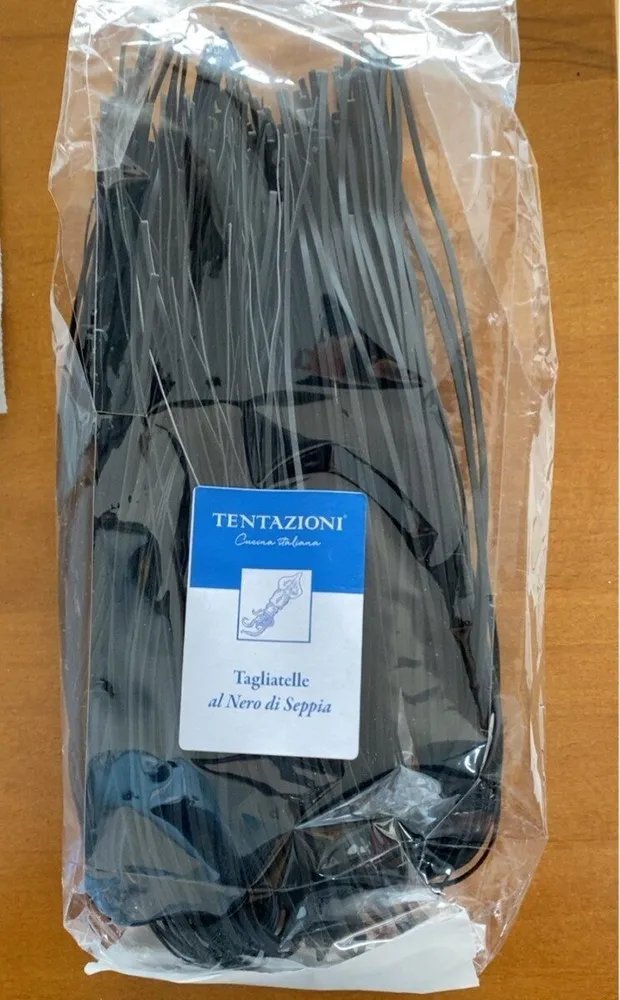 Tagliatelle al nero di seppia