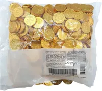Monedas de chocolate