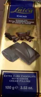 Cioccolato extra fondente ripieno di crema al cacao