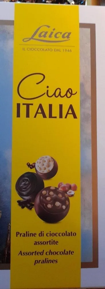 Ciao Italia praline al cioccolato