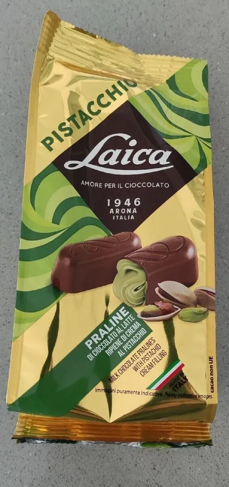 Cioccolatini al pistacchio