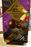 Praline di cioccolato extra fondente ripiene di cacao