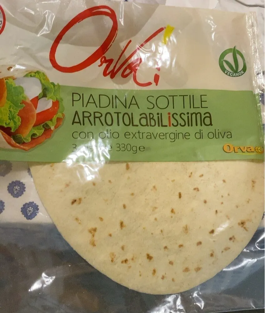 Piadina sottile arrotolabilissima