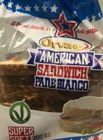 American sandwich pane blanco