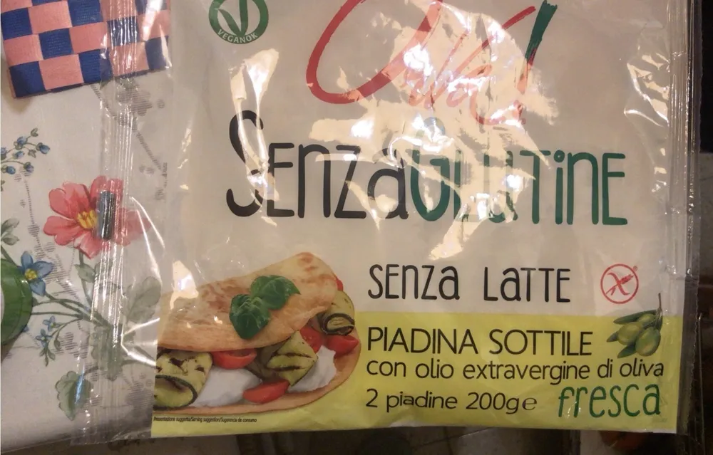 piadina sottile con Olio Extra vergine di Oliva