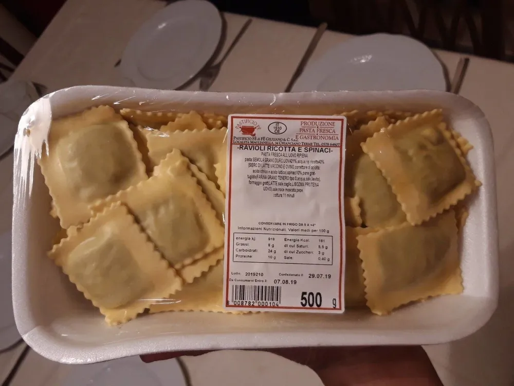 Ravioli Ricotta e Spinachi