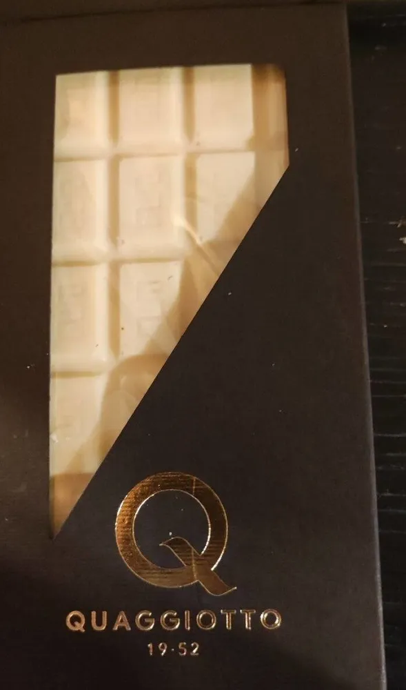 Tavoletta di puro cioccolato bianco