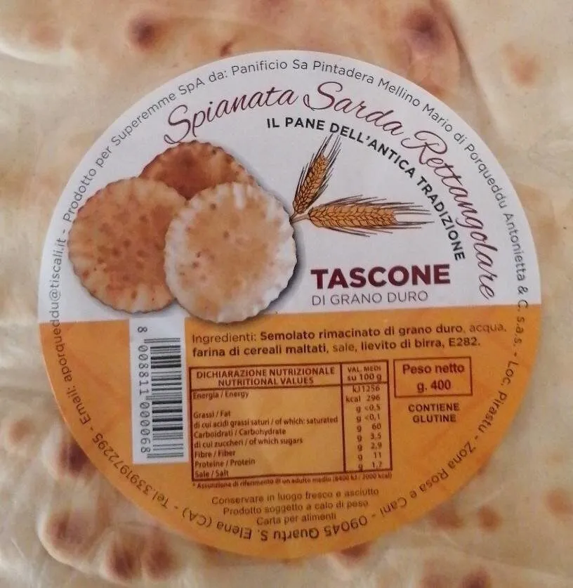 Spianata Sarda Rettangolare