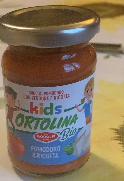 Kids ortolina bio pomotoro e ricotta