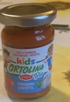Kids ortolina bio pomotoro e ricotta