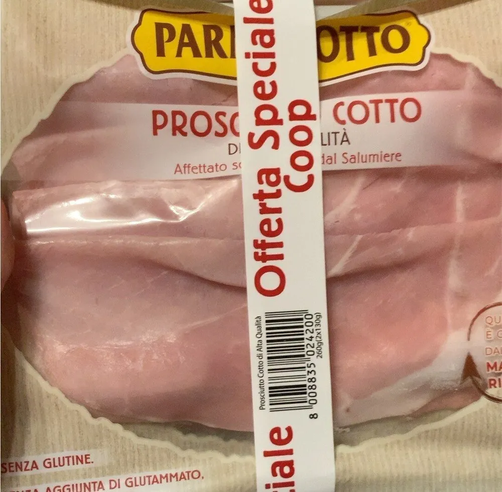Prosciutto cotto alta qualità ( offrta speciale iper coop x2 )