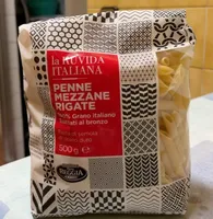Penne mezzane rigate