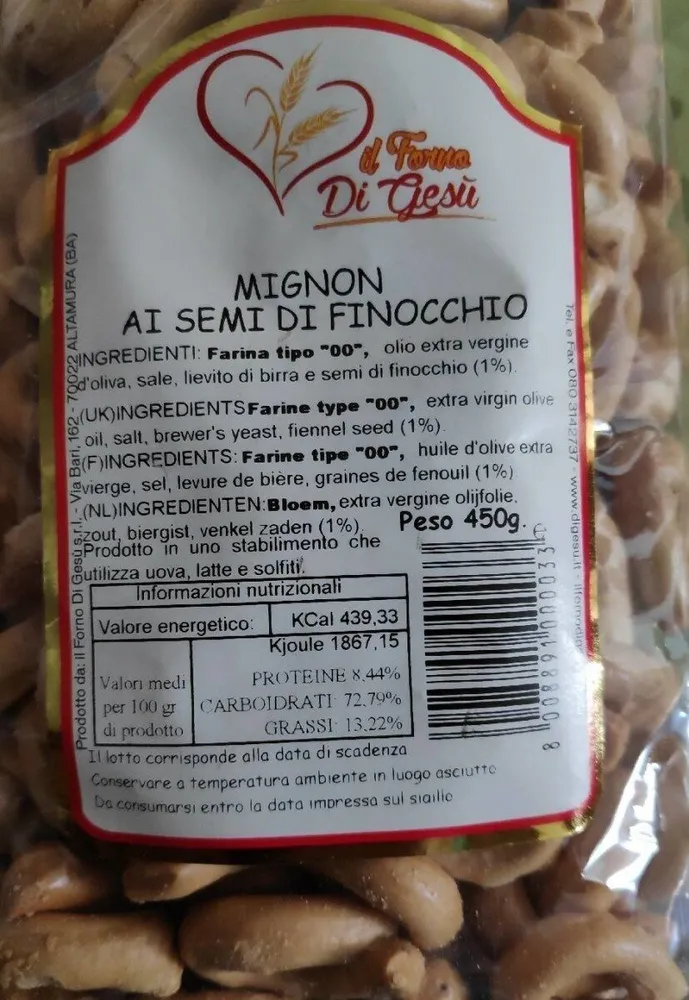 Mignon ai semi du finocchio