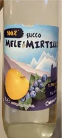 Succo mele e mirtillo