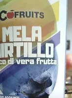 Succo di mirtillo e mela
