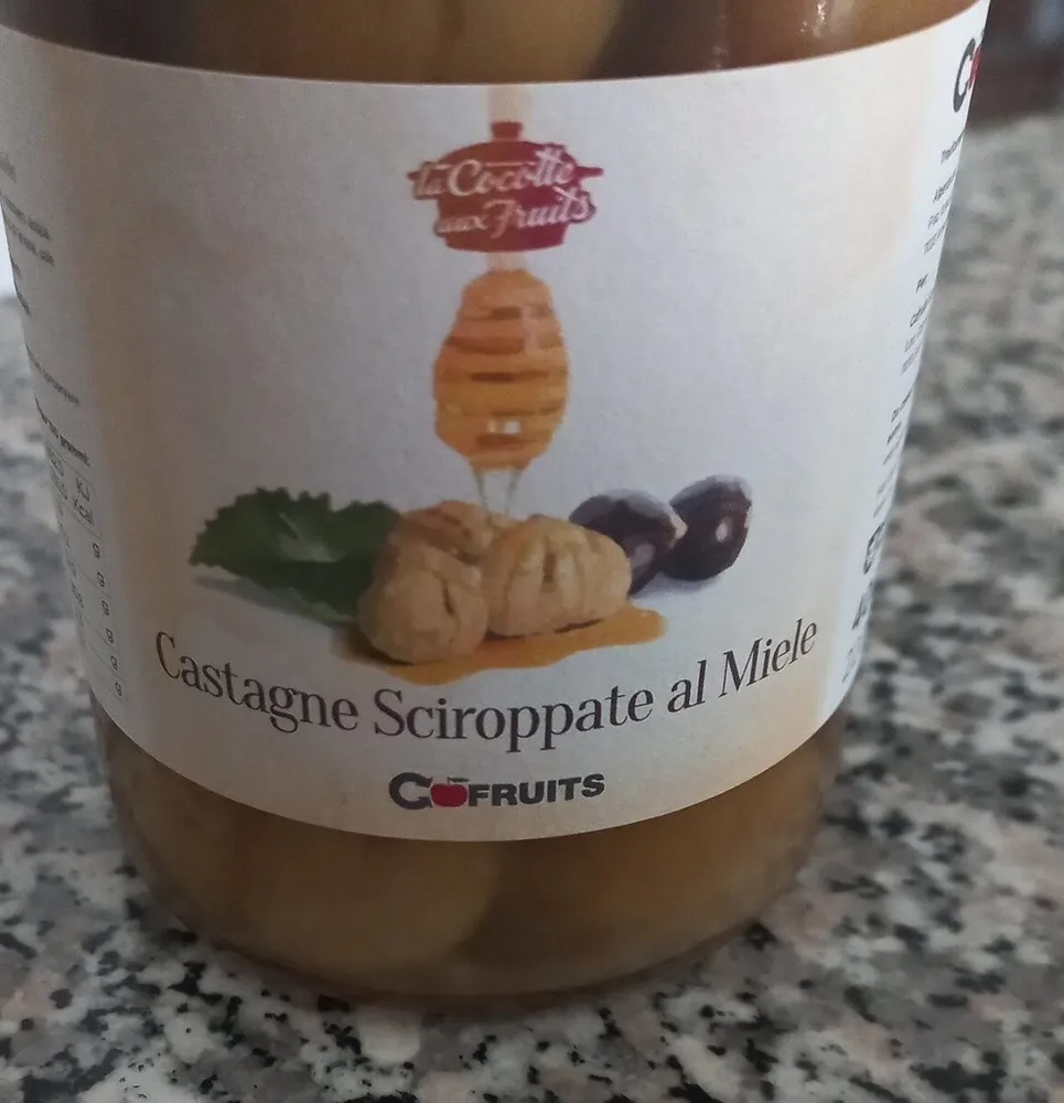 Castagne sciroppateal miele