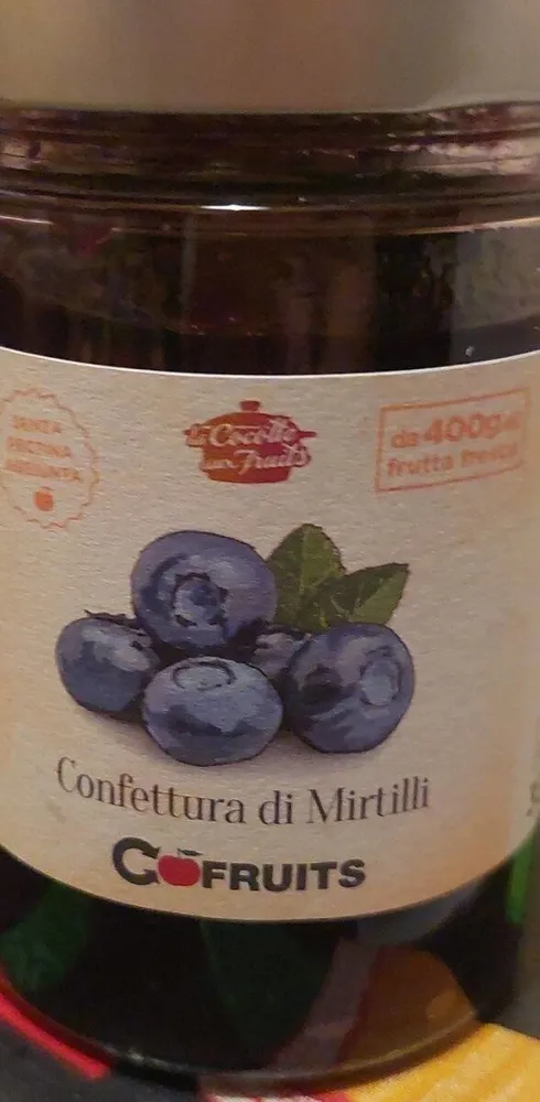 Confettura di mirtilli