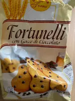 Fortunelli con gocce di cioccolato