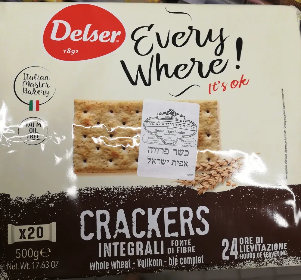 Delser Crackers Integrali 500G
