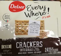 Delser Crackers Integrali 500G