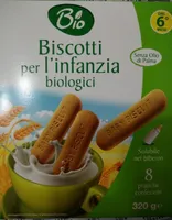 Biscotti per l'infanzia biologici