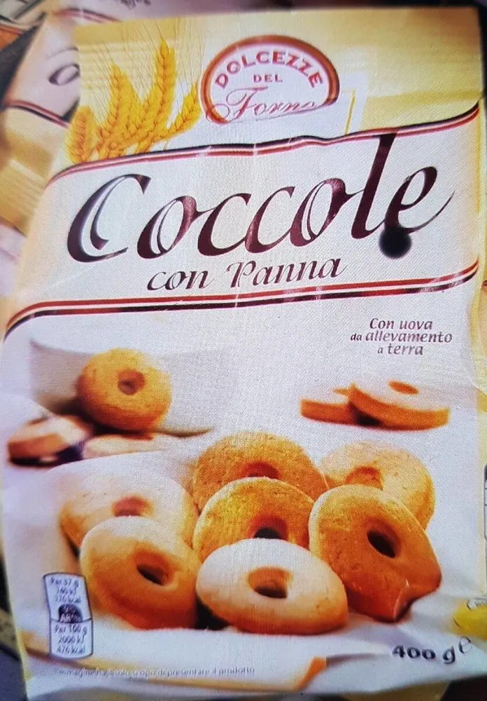 Coccole con panna
