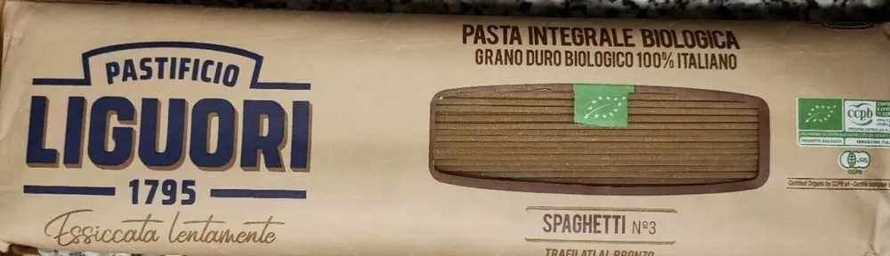 Pasta integrale biologica
