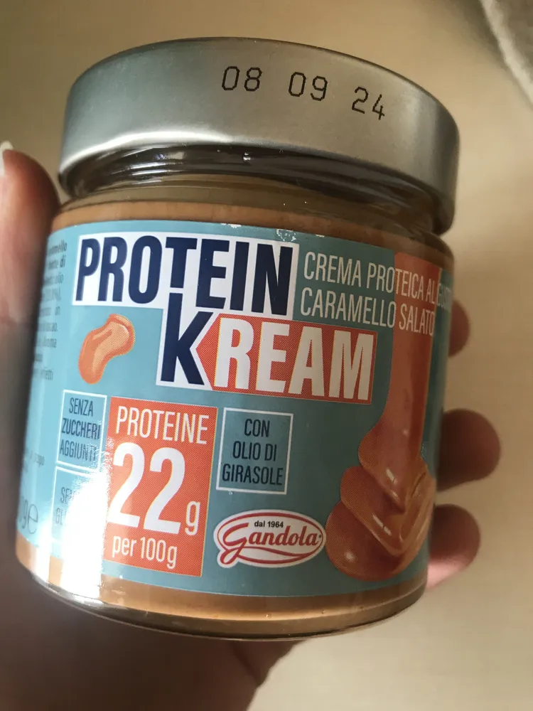 Protein Kream Crema proteica al caramello salato
