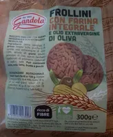 frollini con farina integrale e olio  extravergine