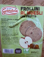 Frollini al muesli con frutta