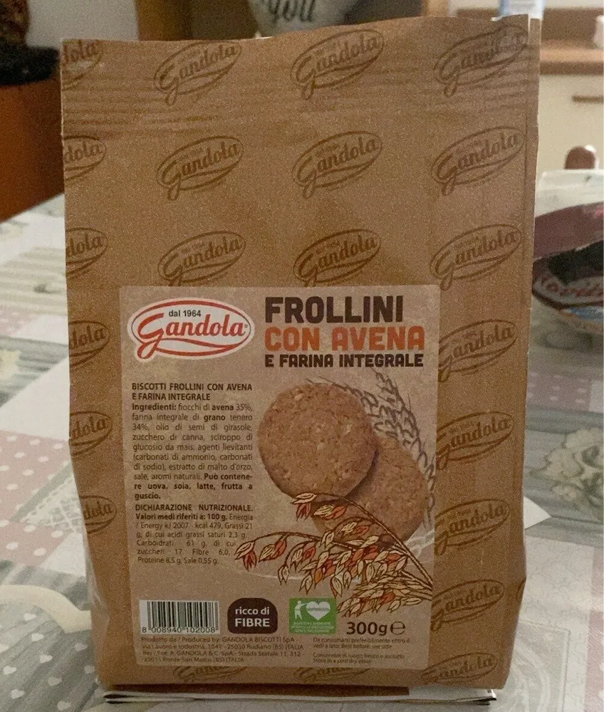 Frollini con avena e farina integrale