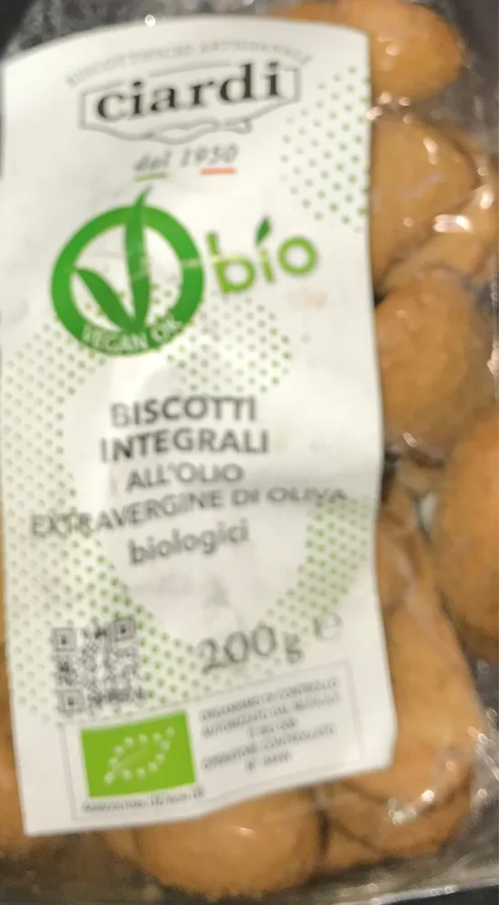 Biscotti Integrali all’olio extravergine di oliva boologici