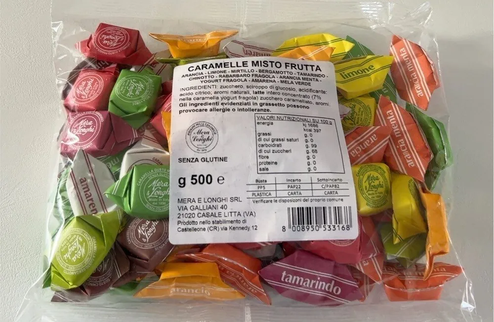 Caramelle misto frutta