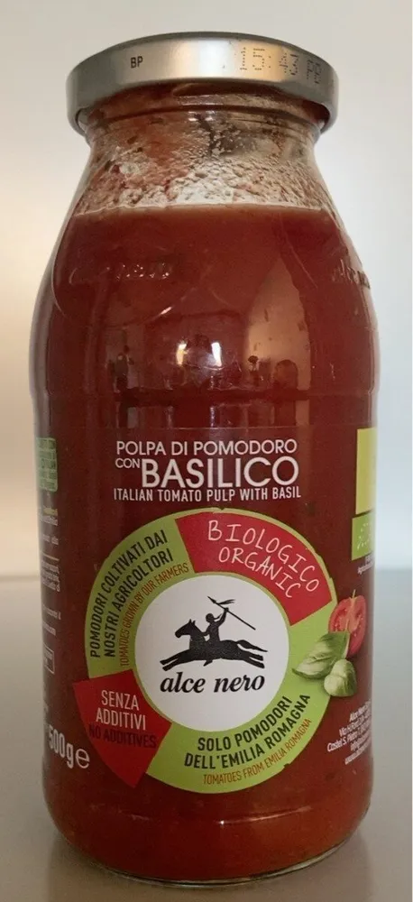 Pulpe De Tomate Au Basilic