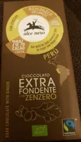Cioccolato extra fondente con zenzero