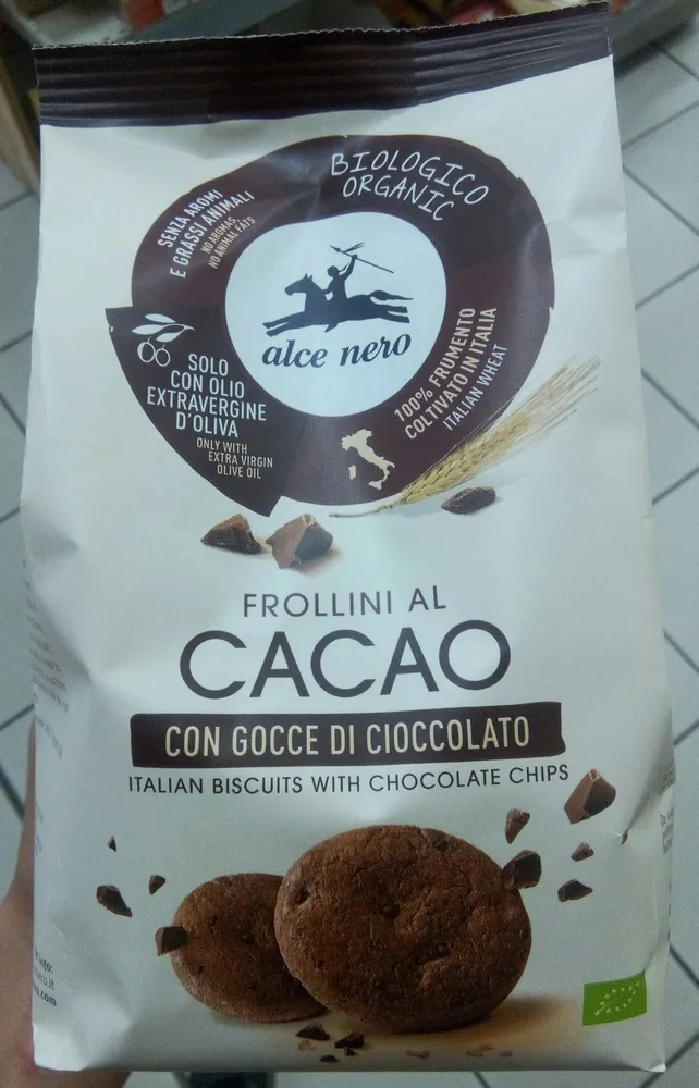 Frollini Al Cacao Con Gocce Di Cioccolato