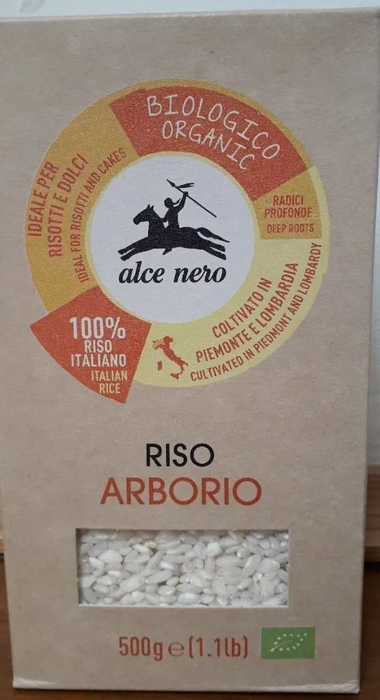 Riso Arborio, Alce Nero