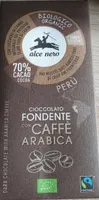 Cioccolato FONDENTE con CAFFE ARABICA