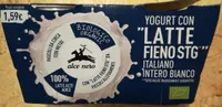 Yogurt con latte fieno stg italiano intero bianco