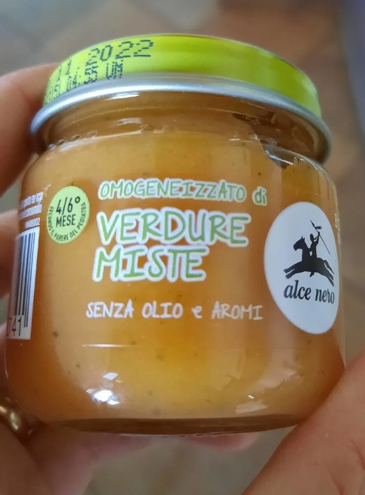 Omogeneizzato di verdure miste
