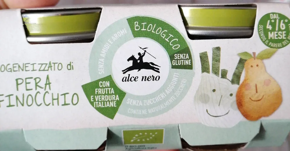 Omogeneizzato Pera e finocchio