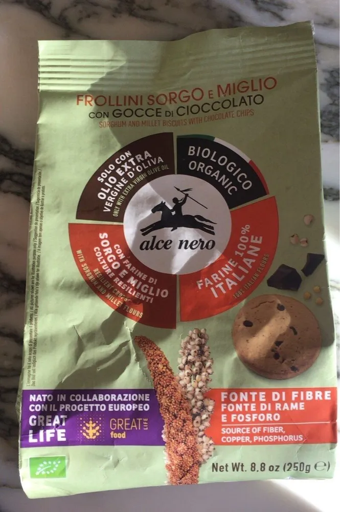 Biscuits sorghum millet pepitte de chocolat